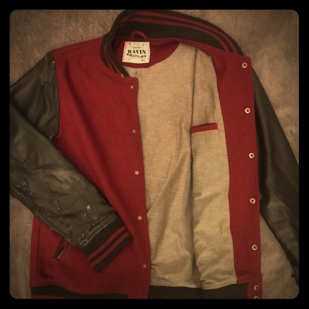 Red & Black Sporty Jacket
